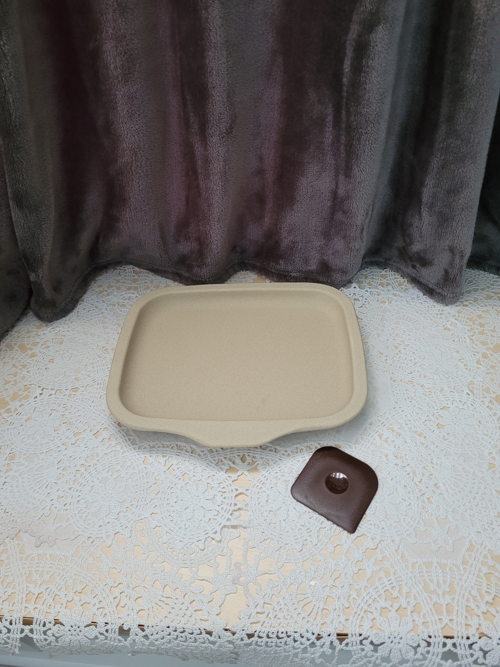 Pampered Chef Stoneware Small Bar Pan NEW